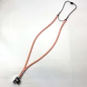 Vintage Stethoscope Pink Medical Scrubs Instruments Equipment Device Uniform